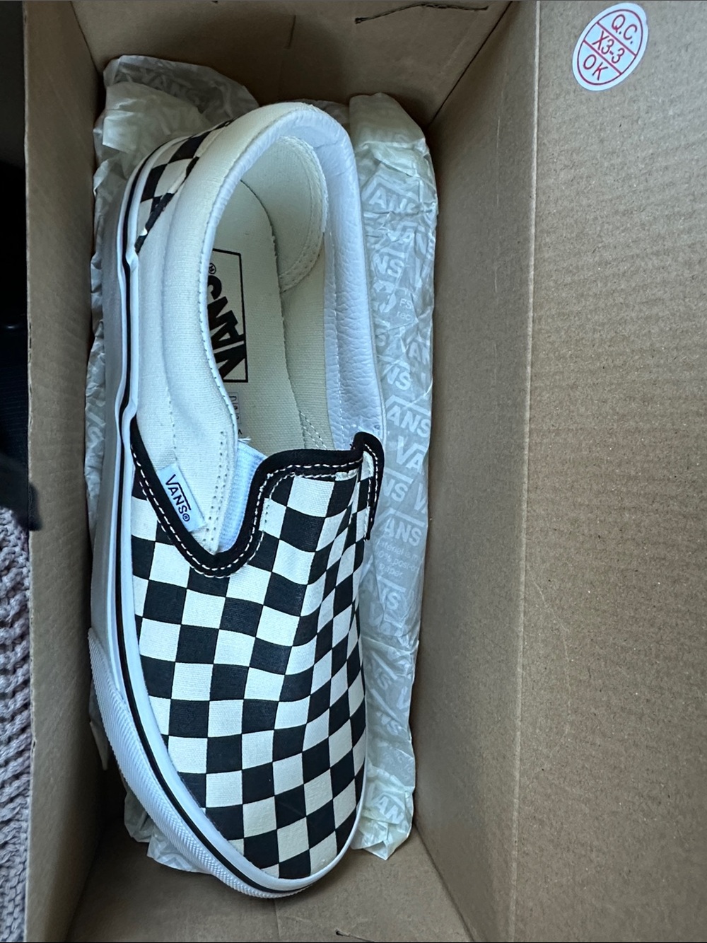 Vans Classic Slip-On Checkerboard — RIGHT Shoe Only — Women’s 9